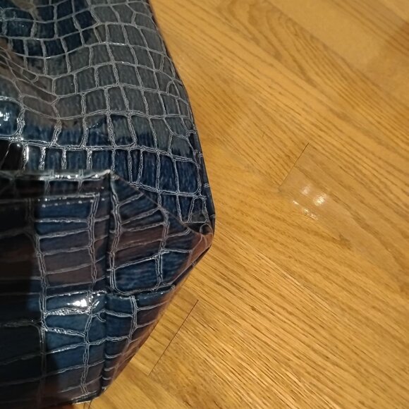 NEW*Disney Parks Blue Tote Bow Silver Mouse Dangle - Picture 6 of 7